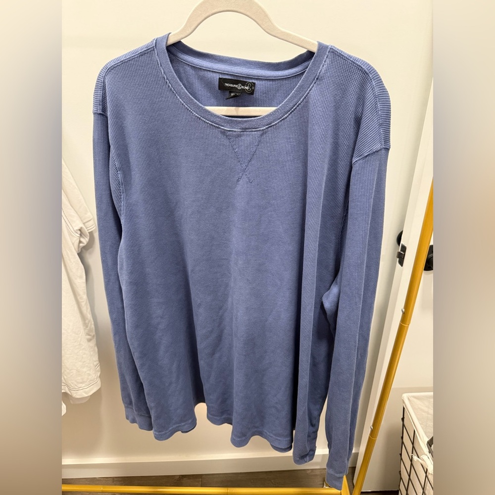 Treasure & Bond Blue Crewneck Sweater